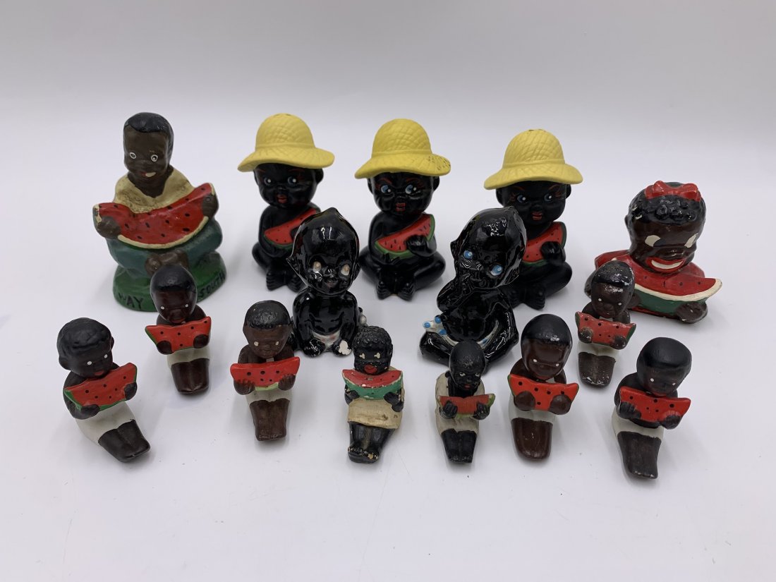Lot of 15 Black Americana Children & Babies Figurines (1 of 20)