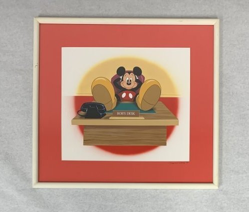 Original Disney Mickey Mouse 'Bob's Desk ' art by Don Williams (1 of 6)