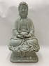 Chinese Buddha Statue in Green Celadon