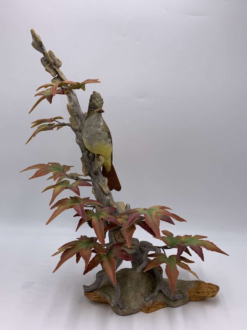 Limited Edition Porcelain Crested Flycatcher Bird  by Boehm (1 of 18)