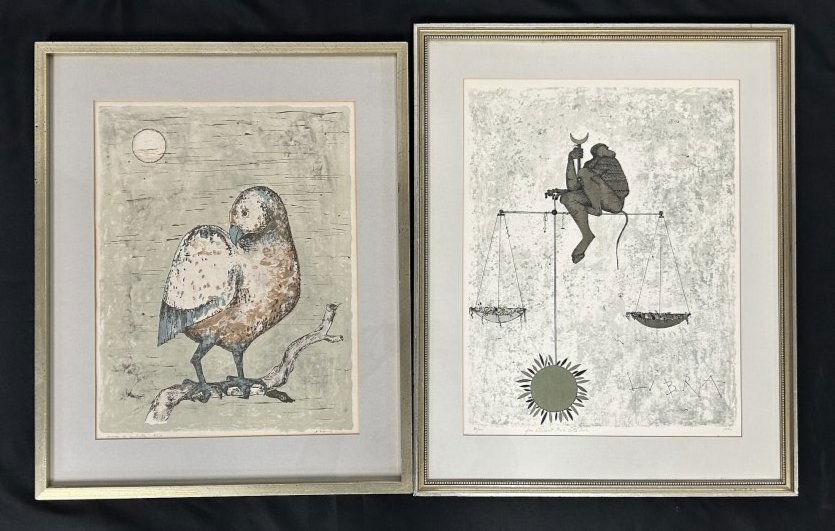 Pair of   Vincent Price Collection - Ossi Signed Prints (1 of 12)