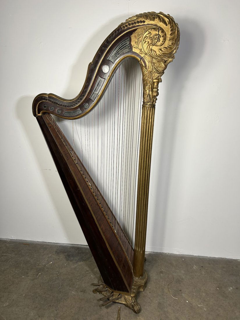 Early 20th Century Clark Irish Harp (1 of 20)