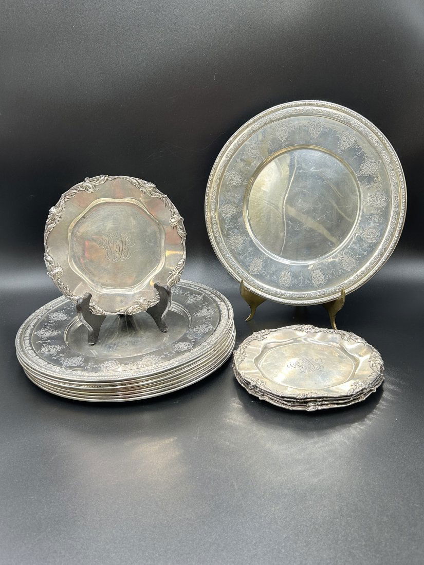 Estate Lot of Sterling Louis XIV by Towle 135 Troy oz. (1 of 12)