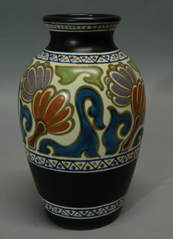 263 Gouda, Holland Pottery Vase