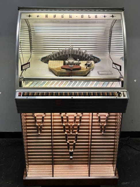 1955 Rock Ola Jukebox Model 1448 Working Condition
