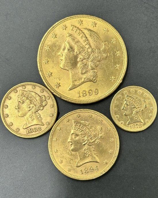 Us Gold Type Set 12 Coins