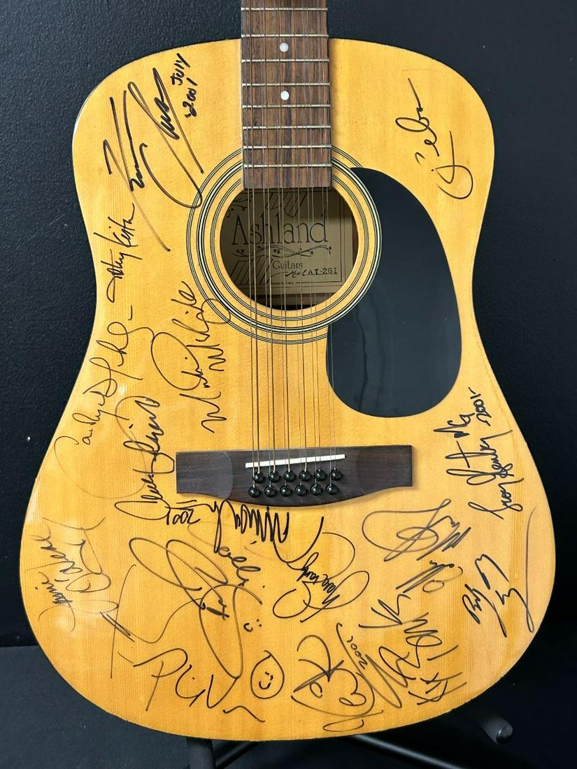 Ashland Autographed Guitar-Toby Keith, Billy Ray Cyrus, Keith Urban, Reba McEntire (1 of 16)