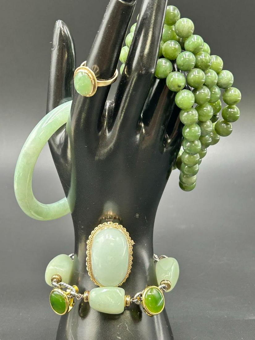 Estate lot of 18k, 14k, 10k & Sterling & Jade Jewelry+David Yurman (1 of 18)
