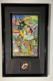 3D Pop Art  "The Wizard of Oz" by Charles Fazzino with COA: 3D Pop Art "The Wizard of Oz" by Charles Fazzino. Signed & numbered 26/50 on the bottom. The 1998 3D art measures 21 1/2" tall x 14" wide. The frame measures 36" tall x 22 1/2" wide. The approximate w