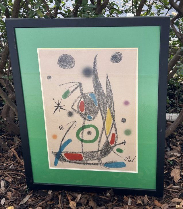 Joan Miro "Maravillas VII" Original Lithograph in Colors 1975 (1 of 9)