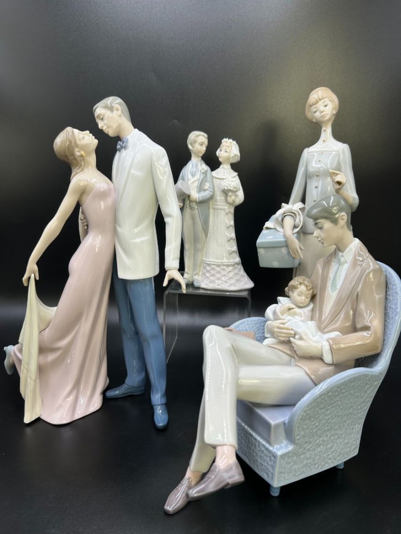 Estate Lot of 4 Lladro Figures Husband  and Wife (1 of 20)