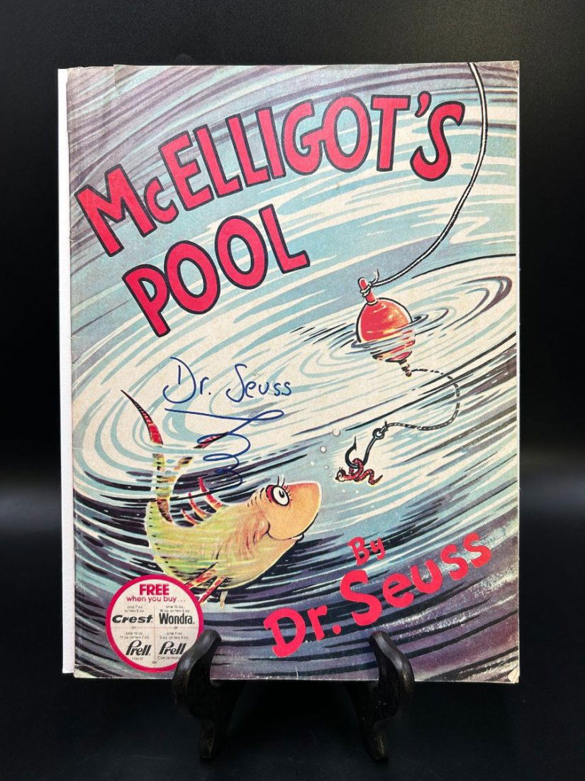 Dr. Seuss McElligot's Pool 1975 Soft Paper Giveaway (signed) Dr. Seuss (1 of 14)