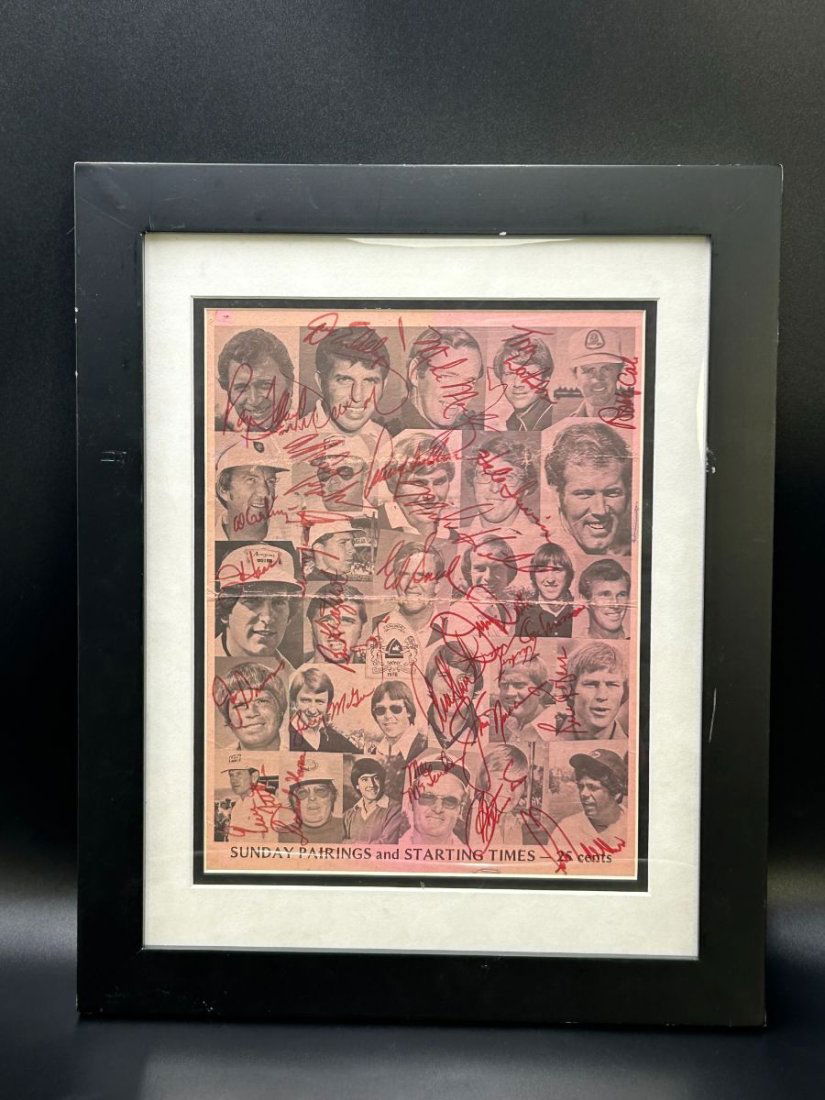 1978 24/29 Autographed Golfer Photo LOA Nicklaus, Trevino, Watson, Graham and more: 1978 24/29 Autographed Golfer Photo LOA Nicklaus, Trevino, Watson, Graham and more. The 1978 Tournament Players Championship was a golf tournament in Florida on the PGA Tour, held March 16, 1978 at Sa