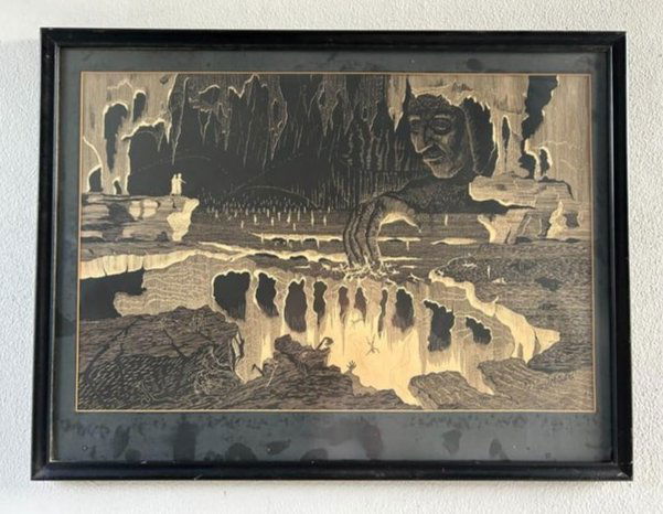 WoodBlock Print Artwork Signed by Artist Maximus Von Guttner (1 of 20)