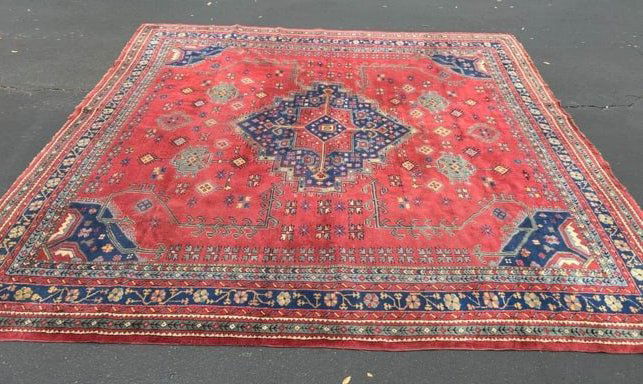 Estate Rug - Turkish Ushak Wool on Wool - Circa 1920's (1 of 12)