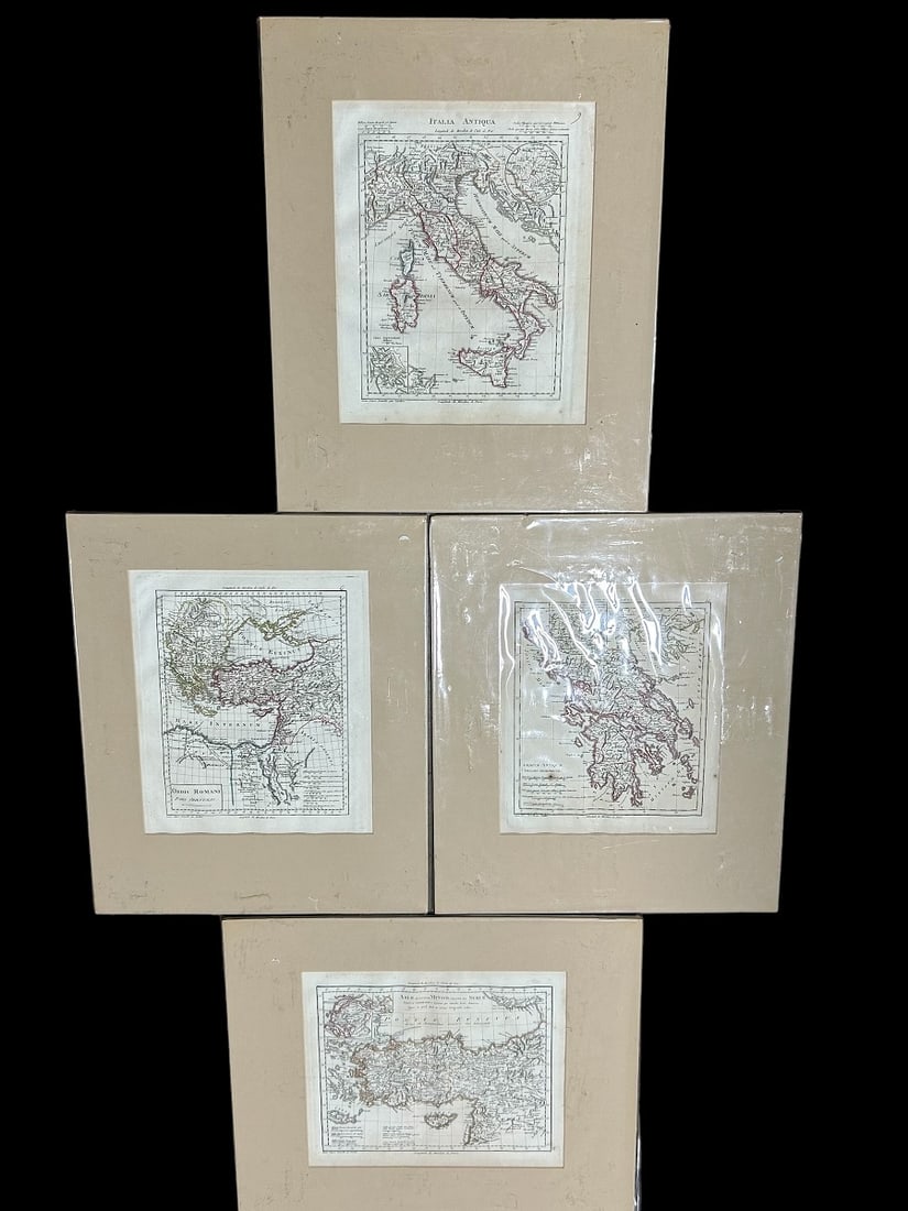 4 Antique Maps Asia Minor, Greece, Italy, Roman Empire - Circa 1780-Piere Antoine Tardeui (1 of 20)
