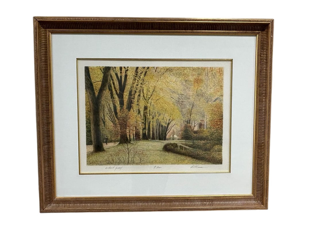 Harold Altman lithographレスティングカップル　リトグラフ Harold Altman lithographレスティングカップル リトグラフ