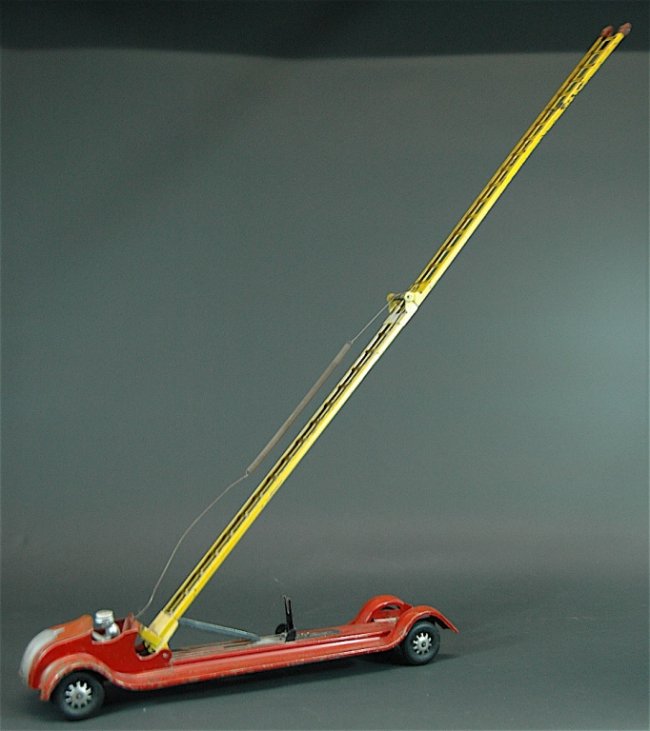 170 Kingsbury Toys, Hook & Ladder Fire Truck Lot 170