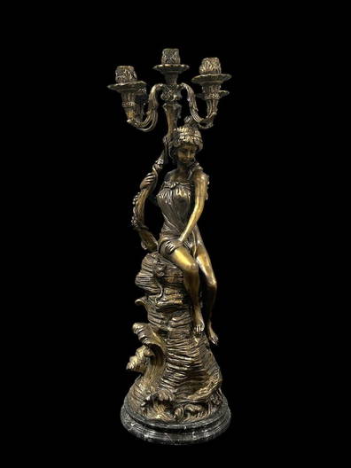 Bronze Candle Holders