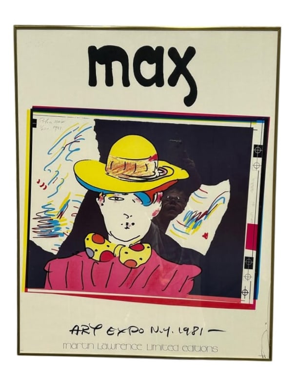Mickey Myers Signed Crayola Crayon Poster Mickey Myers Signed Crayola Crayon Poster