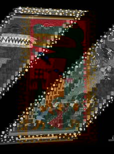 Original Fabric Applique Artwork by Michigan Artist Chris Lee Roberts-Antieau "GODZILLA": Original Fabric Applique Artwork by Michigan Artist Chris Lee Roberts-Antieau "GODZILLA". Chris Lee Roberts-Antieau (Born 1950) is an American fiber artist based in Michigan. She described her work as