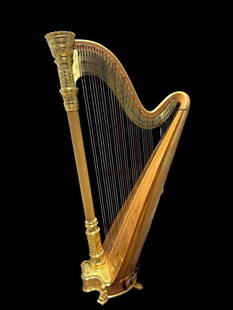 Lyon & Healy 1938 Style 17 Gold Harp Serial # 3714: Lyon & Healy 1938 Style 17 Gold Harp Serial # 3714. Built on February 1, 1938, this Lyon & Healy Style 17 Gold harp (serial number 3714) is a stunning example of the craftsmanship that has made Lyon