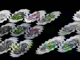 Limoges France Alberto Pinto 12-Hand Painted Cabbage Porcelain Charger Plates 11.5": Limoges France Alberto Pinto 12- Hand Painted Cabbage Porcelain Charger Plates 11.5". This is a magnificent set of Designer Alberto Pinto Potager dinnerware. They each have a blue pinstripe background