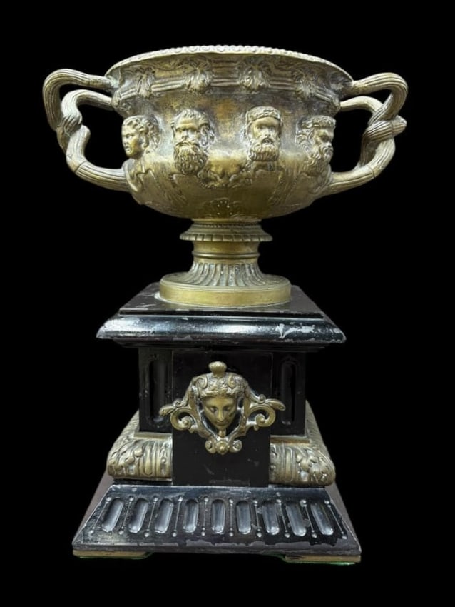 Antique 19th Century Warwick Grand Tour Bronze Vase (1 of 19)