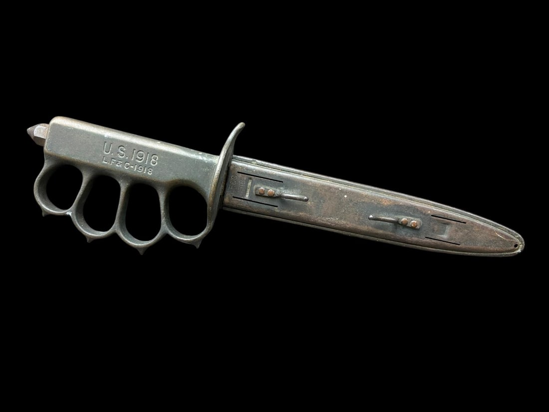 US 1918 Original WWI Trench Knife by L.F. & C. (1 of 14)