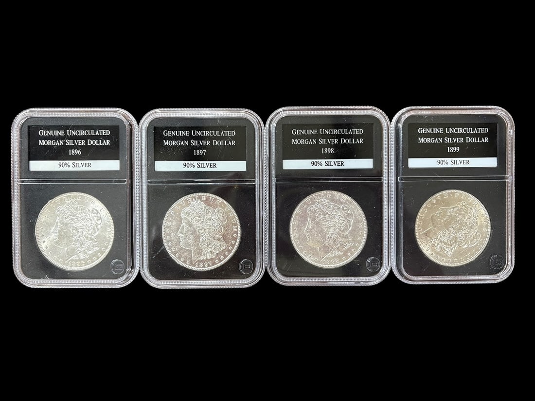 Estate Lot of 20 Morgan Silver Dollars & 5 Peace Silver Dollars, Uncirculated - 6