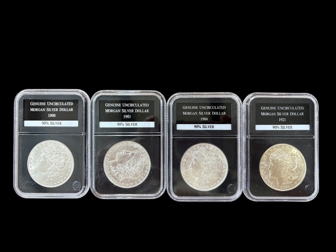 Estate Lot of 20 Morgan Silver Dollars & 5 Peace Silver Dollars, Uncirculated - 8