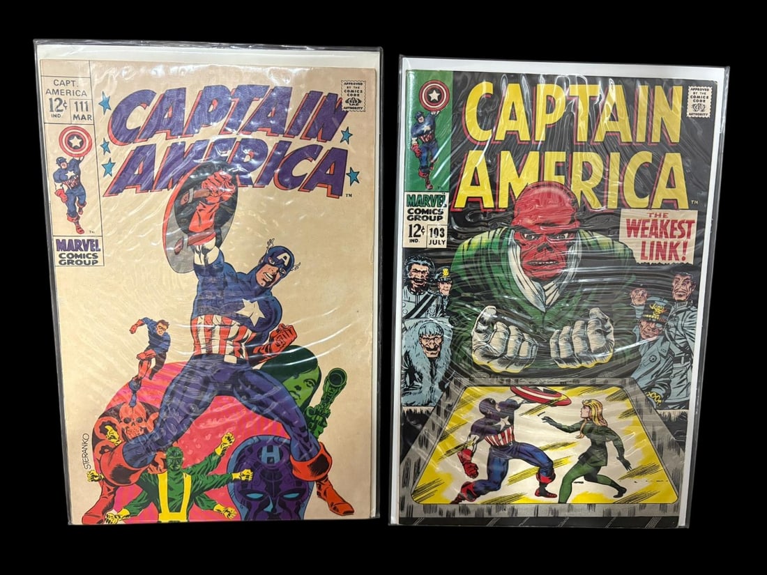 Lot of 22 Silver Age Comic Books: Marvel, Space Wars, Strange Tales, Capt' America, Dr Strange & mor - 6