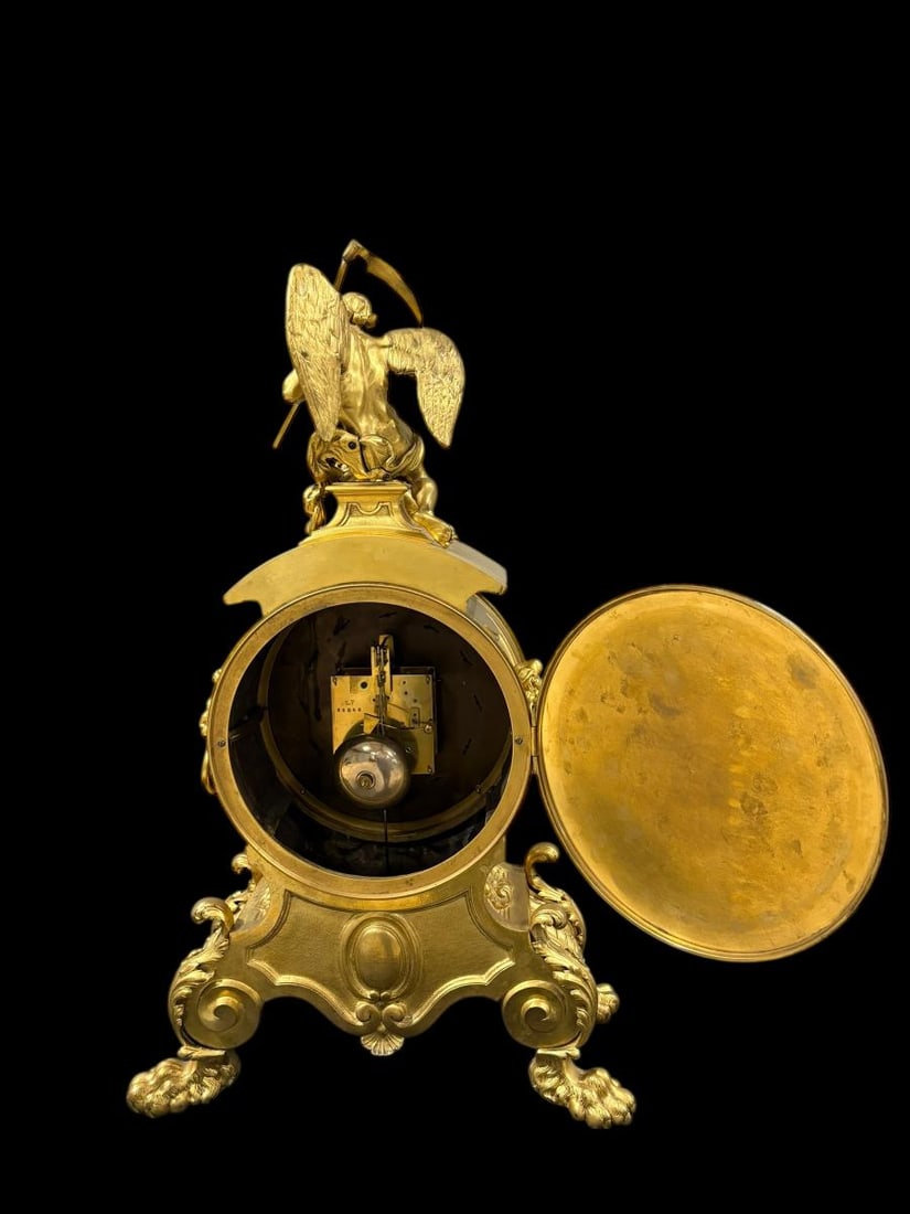 Late 19th Century French Louis XIV Gilt Bronze Mantel Clock - Le Roy et Fils - 13