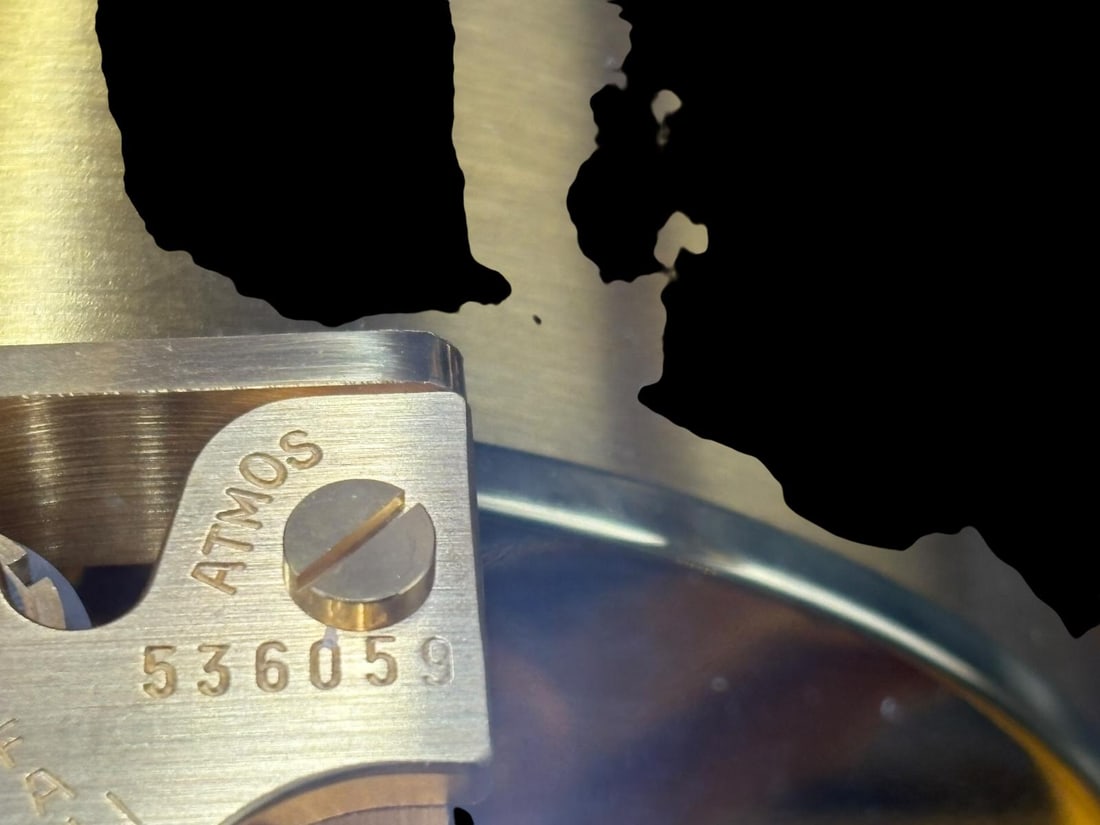 1982 Jaeger-LeCoultre Atmos Swiss Made Mantel Clock with Original Paperwork - 10