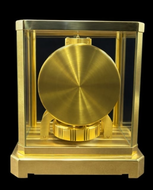 1982 Jaeger-LeCoultre Atmos Swiss Made Mantel Clock with Original Paperwork - 3