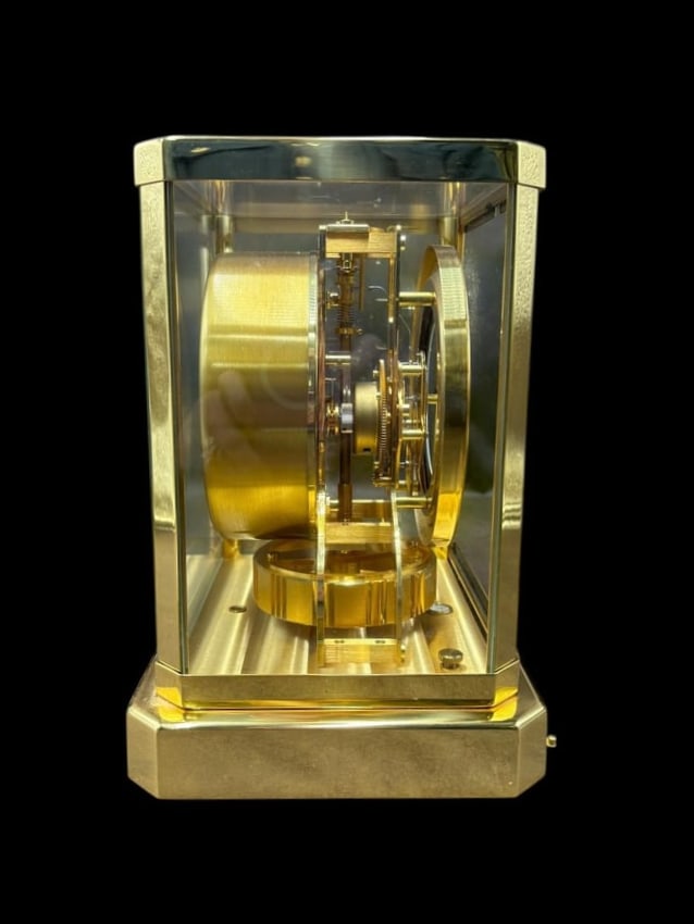 1982 Jaeger-LeCoultre Atmos Swiss Made Mantel Clock with Original Paperwork - 4