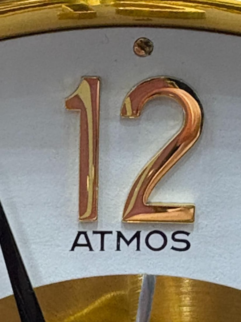 1982 Jaeger-LeCoultre Atmos Swiss Made Mantel Clock with Original Paperwork - 6