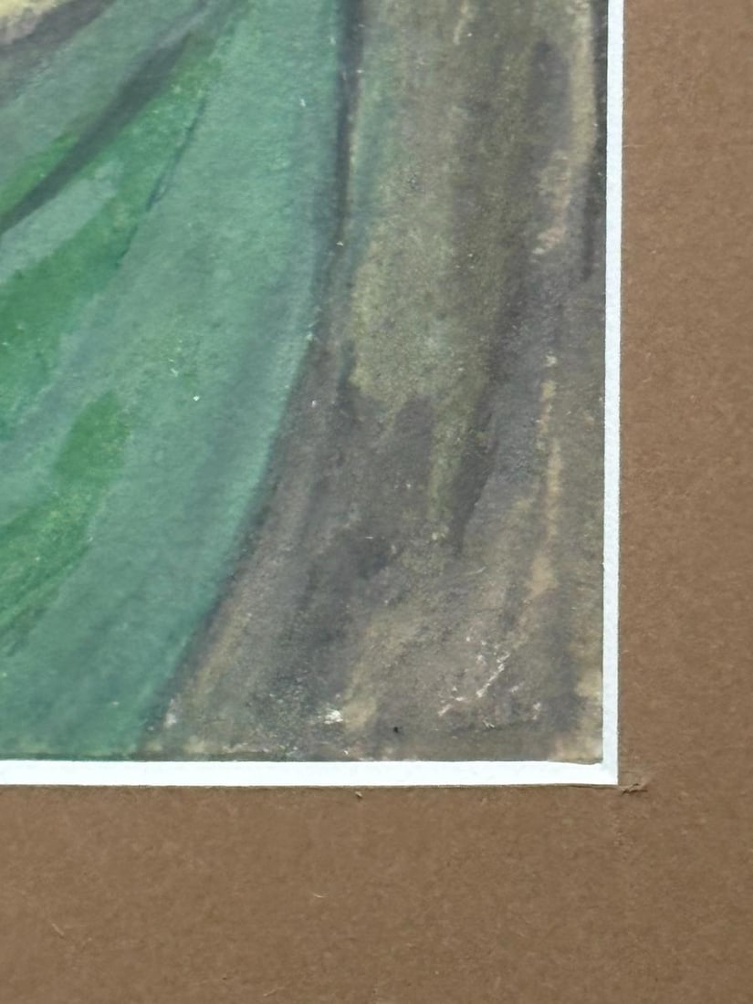 Margaret Eaton 1871-1953 Watercolor Framed Art "The Woman Artist" - 7