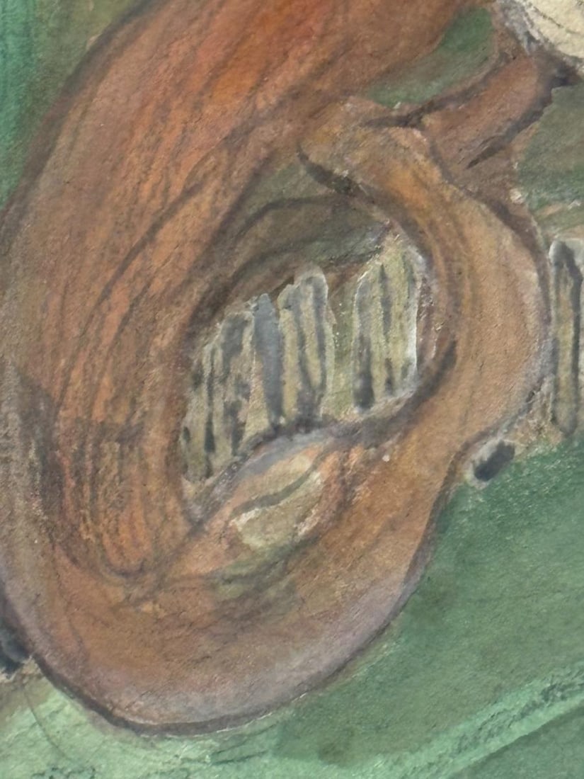 Margaret Eaton 1871-1953 Watercolor Framed Art "The Woman Artist" - 9