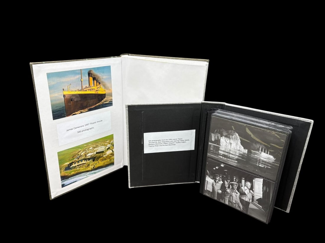 Estate Lot of 200 Photographs from 1953 Titanic Movie & 300 Photos from the 1997 Filming of Titanic (1 of 20)