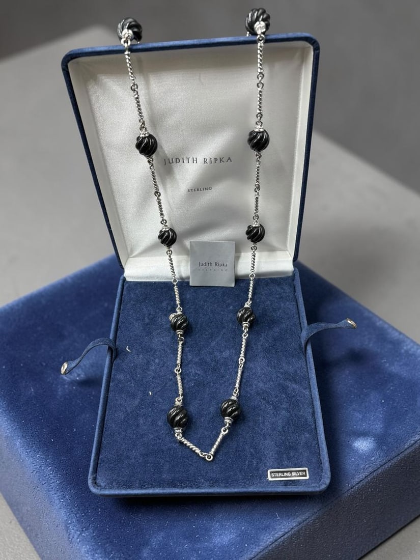 Large Estate Lot of Designer Jewelry Judith Ripka, David Yurman , Sterling & Hollywood Collection - 2