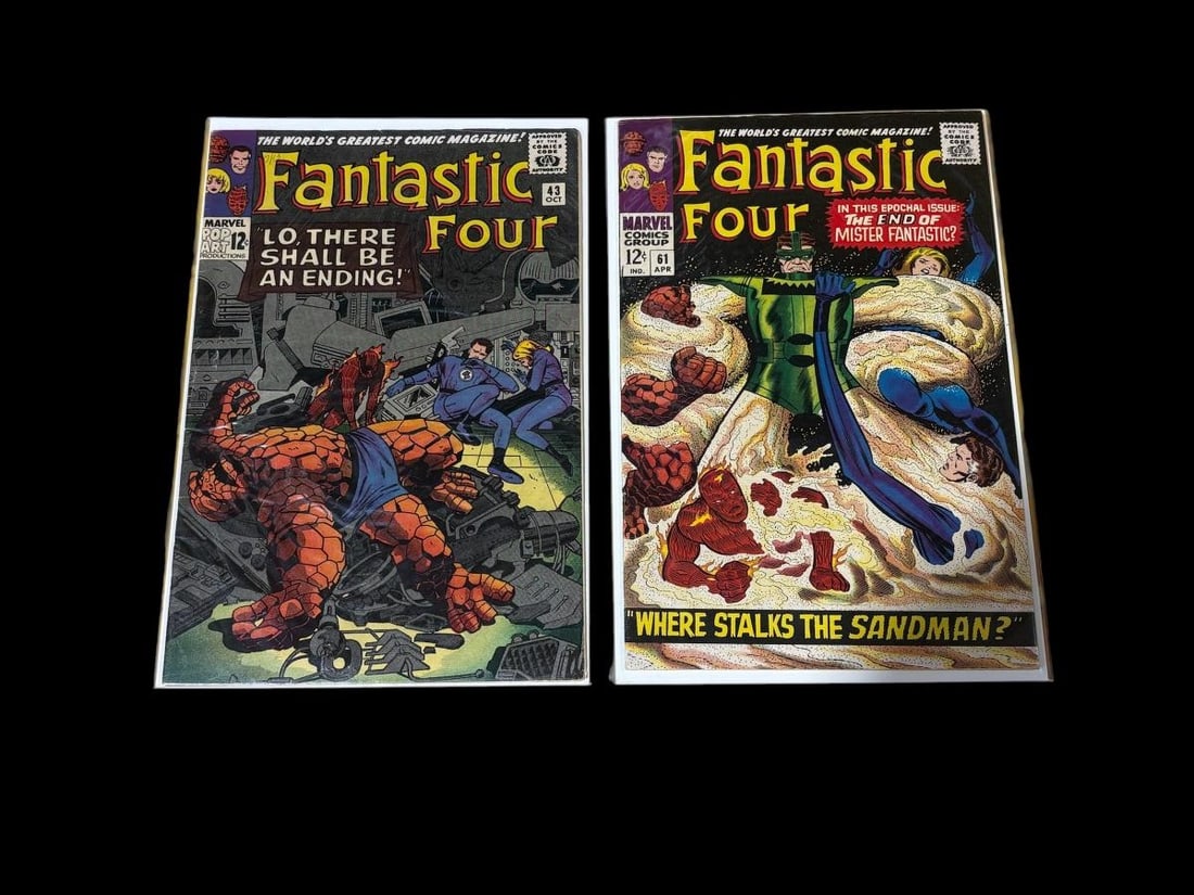 Estate Lot of 16 Golden & Silver Age Comic Books, The Avengers, Fantastic 4, Captain Marvel & Space - 3