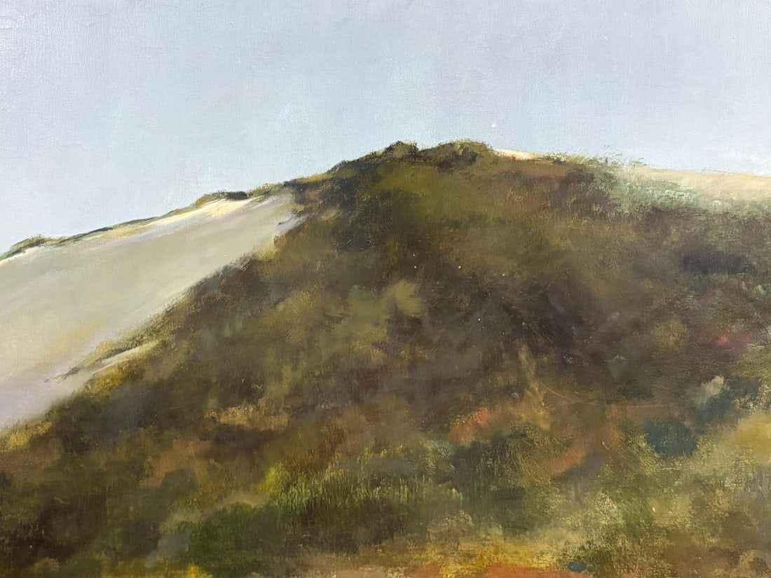 Original Oil Painting 3'x5' by Anne Packard Mountainous Countryside with Artist Coffee Table Book - 12