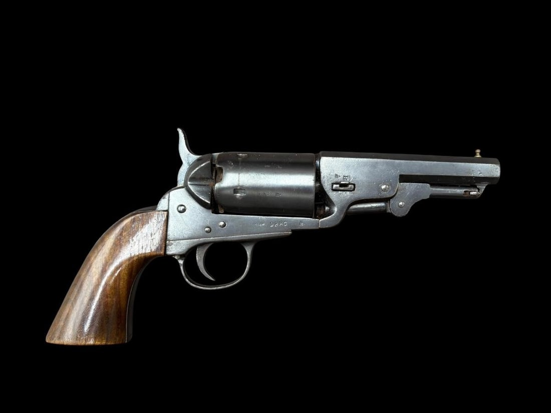 19th Century "Colt Navy" Colt Brevette Revolver 35 cal. , Belgian (1 of 16)