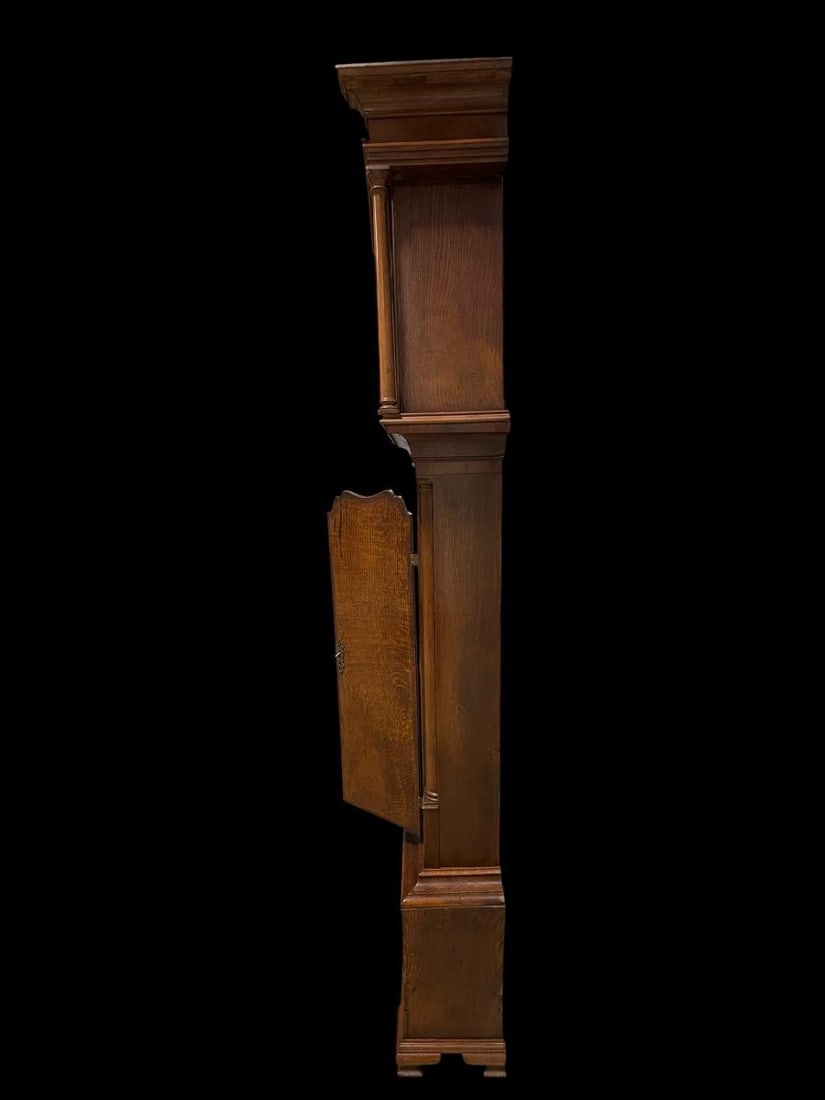 Antique Ralph Barret Tall Case Clock - Calendar Dial - Signed "Winstanley of Wigan" Circa 1780 - 10