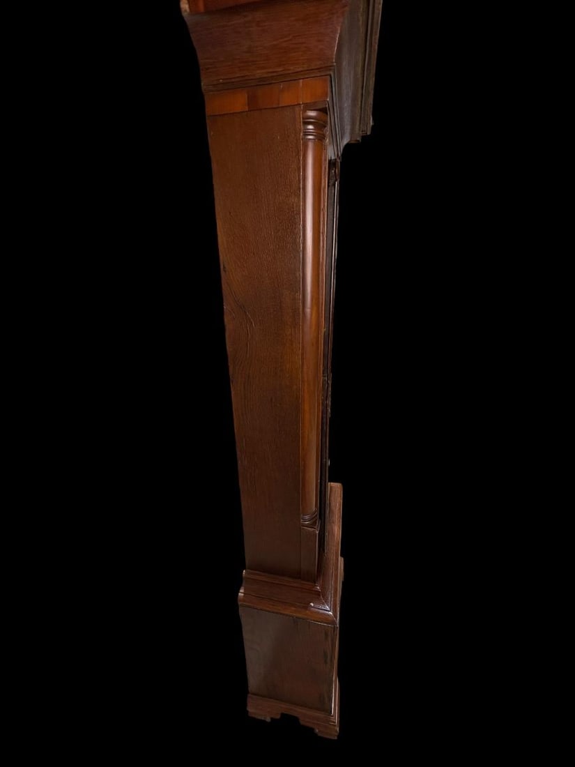 Antique Ralph Barret Tall Case Clock - Calendar Dial - Signed "Winstanley of Wigan" Circa 1780 - 11