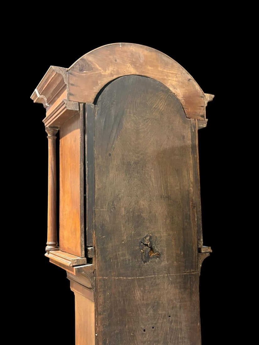 Antique Ralph Barret Tall Case Clock - Calendar Dial - Signed "Winstanley of Wigan" Circa 1780 - 13