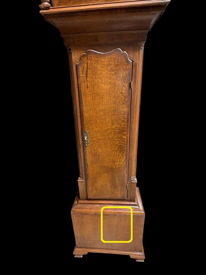 Antique Ralph Barret Tall Case Clock - Calendar Dial - Signed "Winstanley of Wigan" Circa 1780 - 14