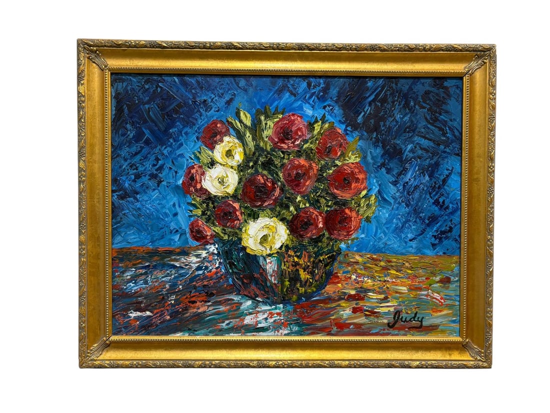 Original Artwork by Florida Artist Judith "Judy" Kaplan, Flower 'n Pot: Original Artwork by Florida Artist Judith "Judy" Kaplan, Flower 'n Pot. Judith Kaplan of Altamonte Springs, FL (1938-2024) was honored as one of the "Feminists Who Changed America 1963-1975". This is 