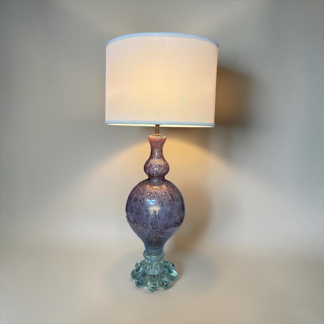 Vintage Venetian Glass Murano Pink Ballerina Table Lamp c1950's (1 of 17)